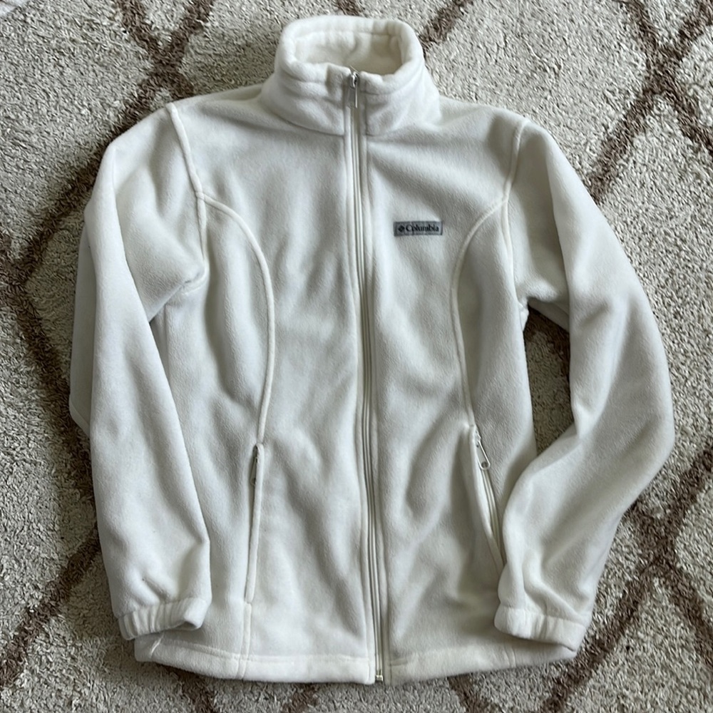 Columbia White Fleece